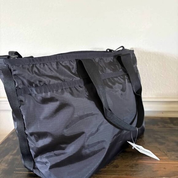 Lesportsac Zip Tote With Shoulder strap Black-NWT - Picture 3 of 4
